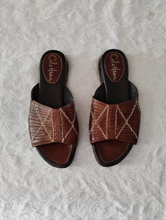 Cole Haan Shoes - Cole Haan Brown Nike Air Slide Sandals